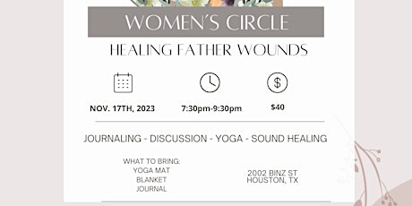 Healing Father Wounds Women's Circle primary image