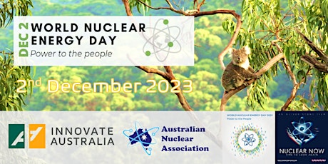 Hauptbild für World Nuclear Energy Day 2023 - December 2nd - Webinar