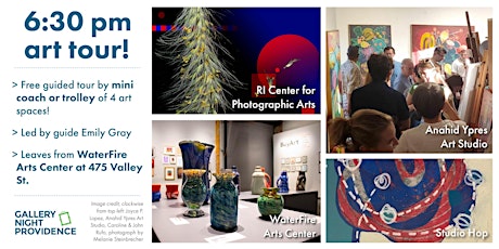 November Gallery Night Providence 6:30 pm Trolley  or Mini Coach Tour! primary image
