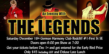 An Evening With The Legends Redcliff German Canadian Harmony Club primary image