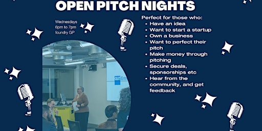 Primaire afbeelding van QUT Entrepreneurship’s Open Pitch Night 2024