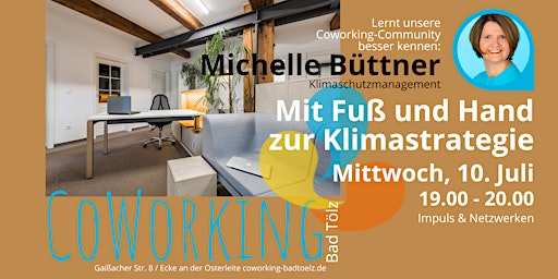 Image principale de Aus unserer Coworking-Community: Mit Fuß und Hand zur Klimastrategie