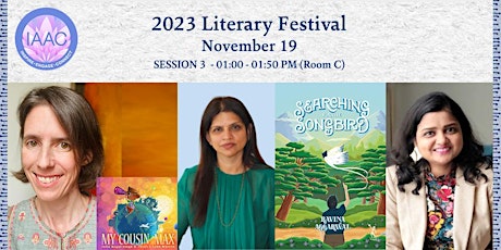 Immagine principale di Literary Festival Book Talk -Julia Regul Singh,Ravina Aggarwal,Priya Kumari 