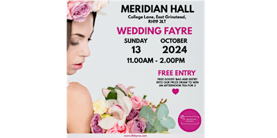 Primaire afbeelding van LK Wedding Fayre  Meridian Hall East Grinstead
