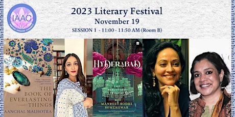 LitFest Book Talk-Aanchal Malhotra,Manreet Sodhi Someshwar,Kamini Dandapani primary image
