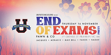 Image principale de END OF EXAMS PARTY AT PAWN N CO