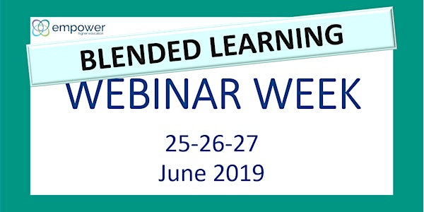 Blended Learning Webinar Week