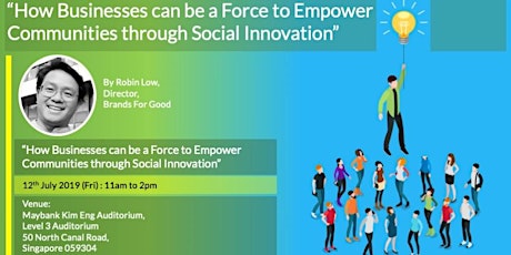 Empowering Communities through Social Innovation | Brands for Good 2019 primary image