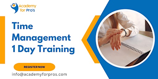 Image principale de Time Management 1 Day Training in Boston, MA