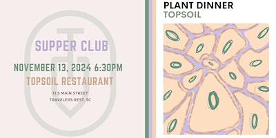 The Garlic Dinner - Topsoil Plant Based Supper Club primary image