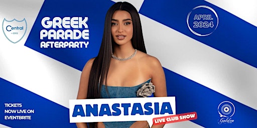 Anastasia Live at Central Greek Parade Sunday 2024 primary image
