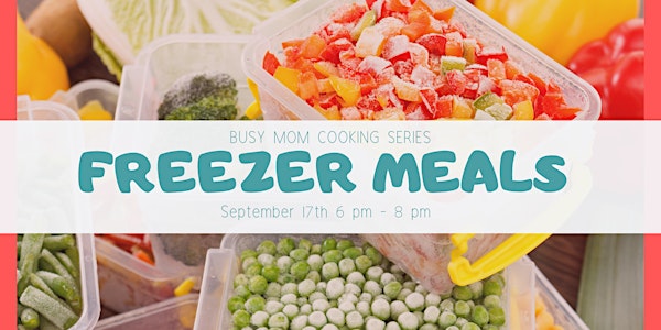 Busy Moms Cooking Series: Freezer Meals