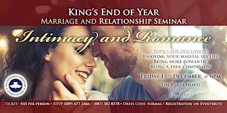 King's End of Year Marriage and Relationship Seminar primary image