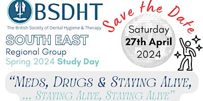 Primaire afbeelding van BSDHT SOUTH EAST Regional Group Event - Saturday 27th April 2024