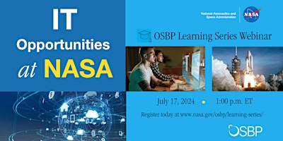 Primaire afbeelding van OSBP Learning Series: IT Opportunities at NASA