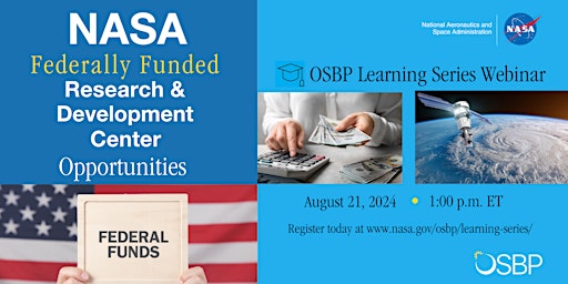 Image principale de OSBP Learning Series: NASA FFRDC Opportunities
