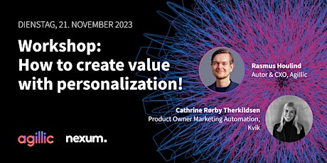 Hauptbild für Workshop: How to create value with Personalization!