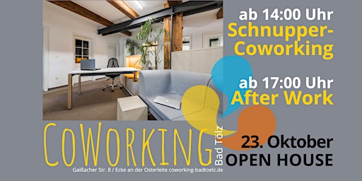 Immagine principale di Open House & After Work im CoWorking Bad Tölz 