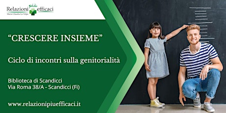 CRESCERE INSIEME. Ciclo di incontri-laboratori mensili sulla genitorialità