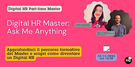 Immagine principale di Digital HR Master: Ask Me Anything 