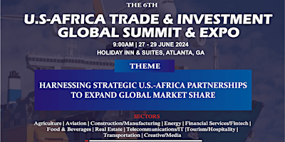 U.S.-Africa Trade and Investment Global Summit and Expo 2024 primary image