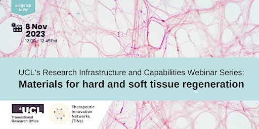 Webinar: Materials for hard and soft tissue regeneration primary image