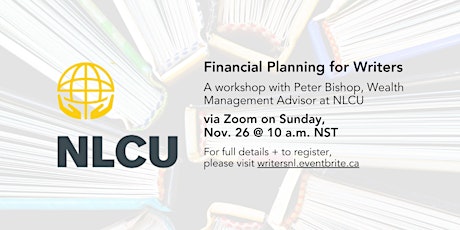 Financial Planning for Writers with NLCU's Peter Bishop primary image