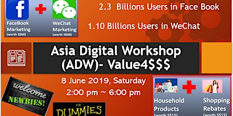  2019 - Asia Digital Marketing Workshop -Value for Money! primary image