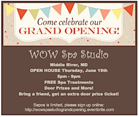Grand Opening WOW Spa Studio primary image