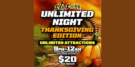 Imagem principal do evento Unlimited Night | Thanksgiving Edition