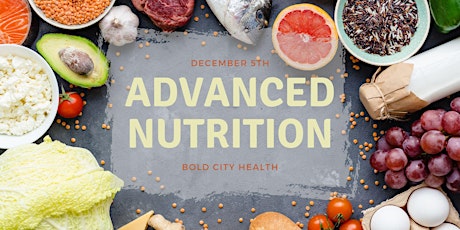 Hauptbild für Advanced Nutrition