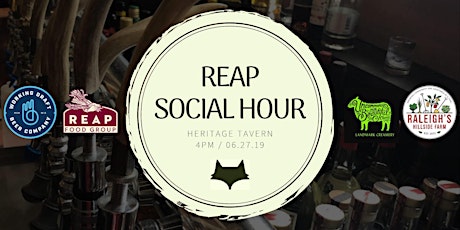 REAP Food Group x Heritage Tavern Social Hour primary image