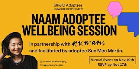 NAAM ADOPTEE WELLBEING SESSION primary image