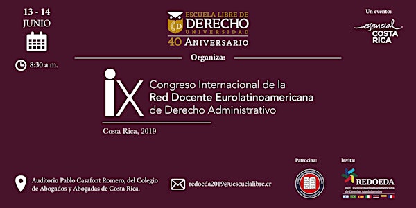 IX Congreso internacional REDOEDA 2019