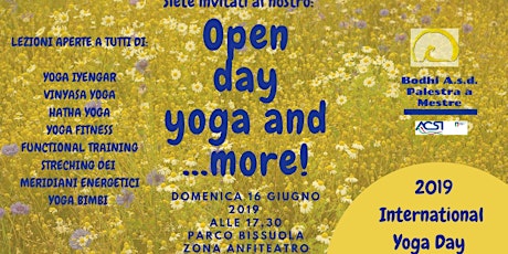 Immagine principale di Open day yoga and more! 