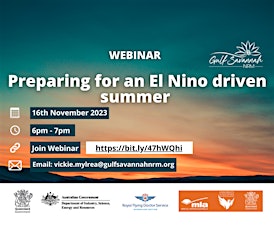 Imagen principal de Webinar: Preparing for an El Nino driven Summer