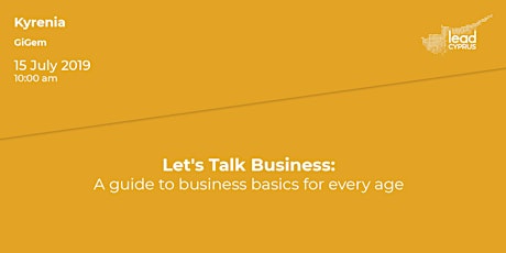 Let's talk Business: A guide to business basics for every age! primary image