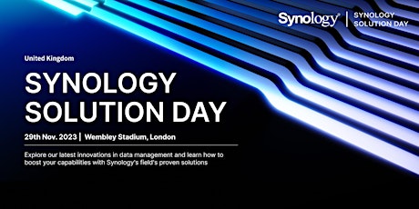 Synology Solution Day 2023 - London primary image
