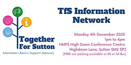 Together for Sutton Information Network - Monday 4th December 2023 primary image