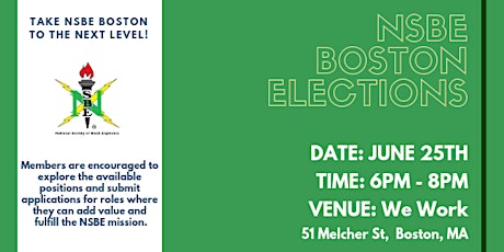 NSBE Boston Elections & Member Meetup primary image