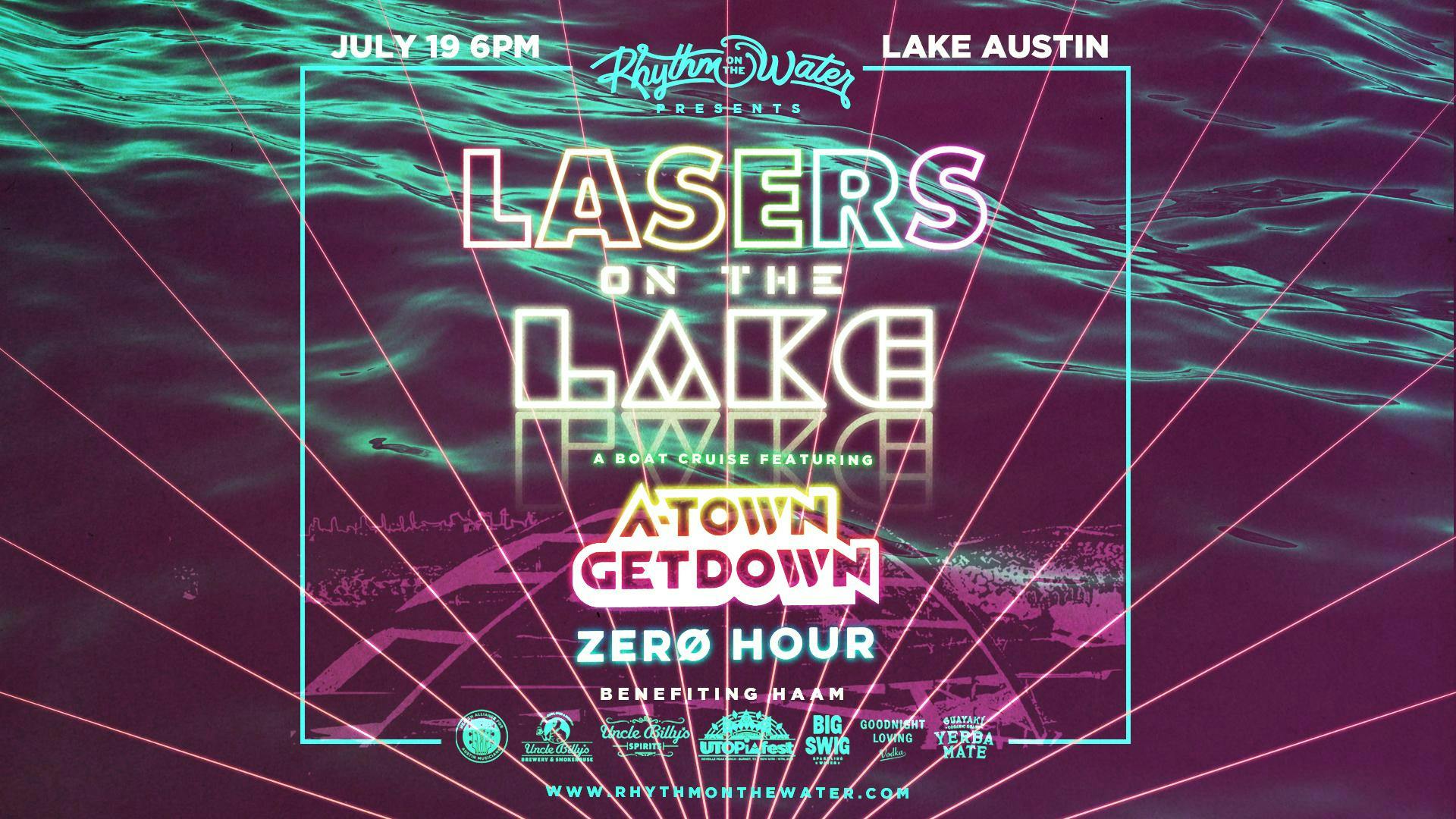 Rhythm on the Water: Lasers on the Lake featuring A-Town GetDown with Zero Hour