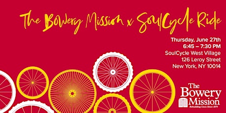 The Bowery Mission & SoulCycle Ride primary image