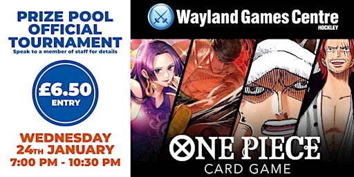 One Piece Card Game - Wednesday Official Tournament - January Prize Pool primary image