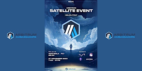 Immagine principale di Arbitrum Satellite Event - Web3 Milan, Italy 
