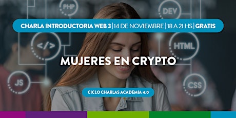 Immagine principale di Charla Web 3 - Mujeres en crypto 