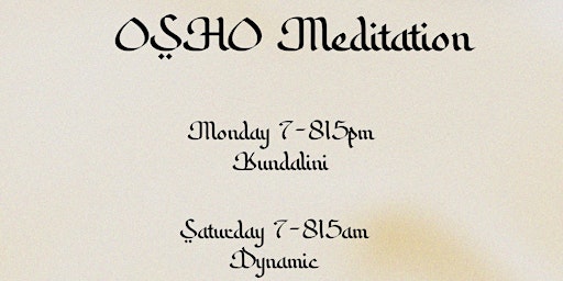 Primaire afbeelding van OSHO Meditations