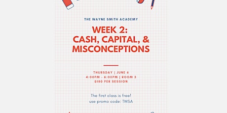 Cash, Capital, and Misconceptions primary image