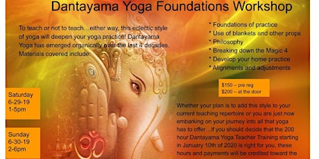 Dantayama Yoga Foundations Workshop primary image