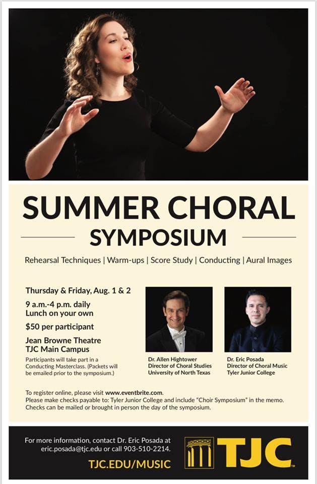 TJC Summer Choral Symposium