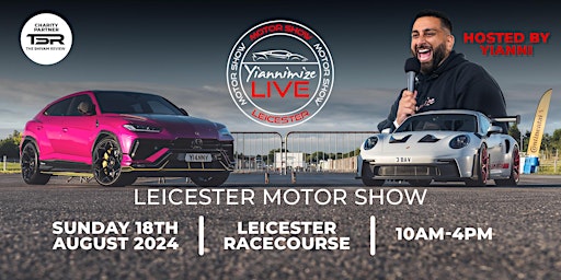 Primaire afbeelding van Yiannimize Live  Leicester Motor Show - Hosted by Yianni